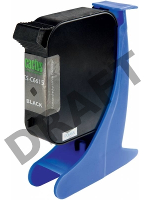 Картридж струйный Cactus CS-C6615 черный для №15 HP DJ 810c/816c/825c/840c/843c/845c (42ml)