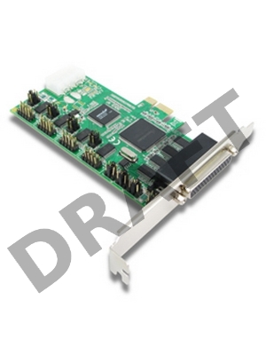 Контроллер Speed Dragon 8S PCI-Express I/O card, 8xSerial RS232 Ports, 5V/12V, 230.4Kbps, 4xНа плате, 4xКабель (FG-EMT08A-2-BU01) OEM {25}
