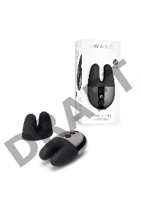 Черный вибратор с ушками Le Wand Double Vibe