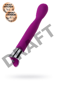 Стимулятор для точки G JOS GAELL, с гибкой головкой, силикон, фиолетовый, 21,6 см.