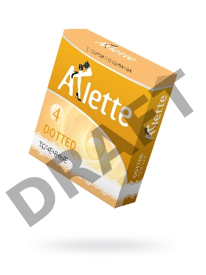 Презервативы Arlette №3, Dotted Точечные 3 шт.