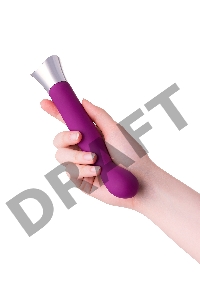 Стимулятор для точки G JOS GAELL, с гибкой головкой, силикон, фиолетовый, 21,6 см.