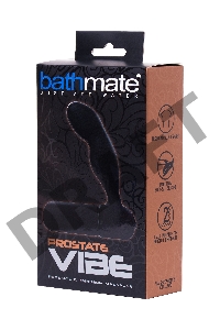 Стимулятор простаты Bathmate  Vibe, ABS пластик, черный, 10,5 см