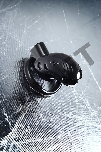 Пояс верности мужской Black&Red by TOYFA, ABS пластик, черный, 10 см