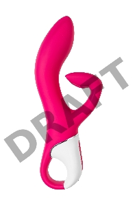 Нереалистичный вибратор Satisfyer Embrace me, силикон, красный