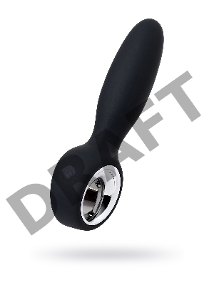 Анальный стимулятор POPO Pleasure by TOYFA Sagitta, силикон, черный, 9 см