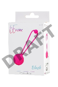 Вагинальный шарик L'EROINA by TOYFA Blush, силикон, розовый,10,5 см
