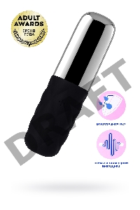 Вибромассажер Satisfyer Mini Sparkling Darling , силикон, черный, 11,4 см.