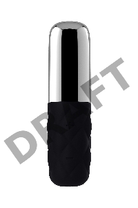 Вибромассажер Satisfyer Mini Sparkling Darling , силикон, черный, 11,4 см.