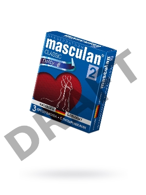 Презервативы Masculan Classic 2, 3 шт. С пупырышками (Dotty)