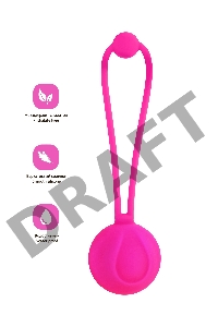 Вагинальный шарик L'EROINA by TOYFA Blush, силикон, розовый,10,5 см