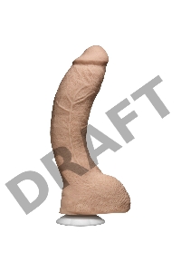 Фаллоимитатор реалистик Jeff Stryker с мошонкой на присоске Ultra Skin Jeff Stryker ULTRASKYN™ 10 Realistic Cock w/ Removable Vac-U-Lock™ Suction Cup