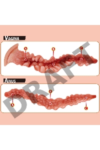 ONAHOLE 01 мастурбатор-полуторс, вагина и анус
