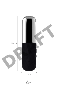 Вибромассажер Satisfyer Mini Sparkling Darling , силикон, черный, 11,4 см.