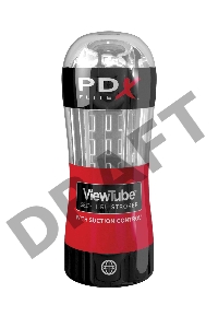 PDX Elite ViewTube See-Thru Stroker Мастурбатор прозрачный