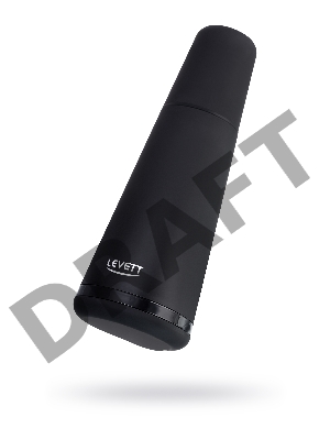 Мастурбатор Levett Zyra, TPE, черный, 22 см