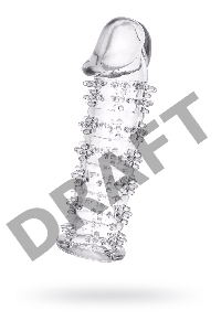 Насадка TOYFA, TPE, прозрачный, 12,5 см