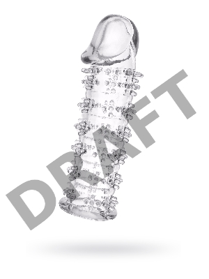 Насадка TOYFA, TPE, прозрачный, 12,5 см