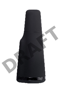 Мастурбатор Levett Zyra, TPE, черный, 22 см