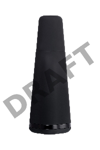 Мастурбатор Levett Zyra, TPE, черный, 22 см