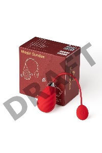Виброяйцо Magic Motion SUNDAE, силикон, оранжевое, см 19