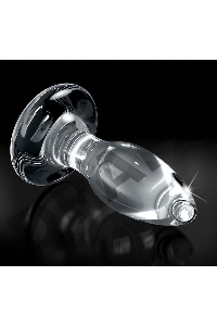 Стеклянная пробка с силиконовой присоской, прозрачная