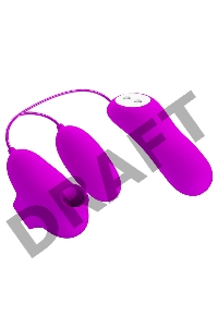 Лиловый вакуумный стимулятор клитора с виброяйцом