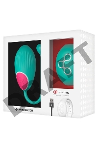 Зеленое виброяйцо с пультом-часами Wearwatch Egg Wireless Watchme