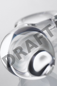 Анальная втулка Sexus Glass, стекло, прозрачная, 14,5 см, Ø 4 см