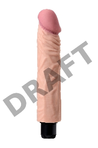 Реалистичный вибратор TOYFA  A-Toys Rican, TPE, телесный, 22,5 см