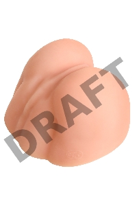 Мастурбатор реалистичный TOYFA Juicy Pussy Sophie с вибрацией , вагина и анус, TPR, 17 см