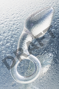 Анальная втулка Sexus Glass, стекло, прозрачная, 14,5 см, Ø 4 см