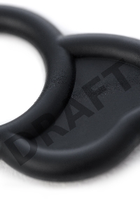 Набор эрекционных колец Sexus Men ELEPHANT RINGS, силикон, чёрный