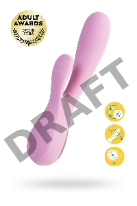 Нереалистичный вибратор Satisfyer Mono Flex, силикон, розовый, 20,4 см.