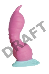 Розовый фаллоимитатор Крок Large - 26 см.
