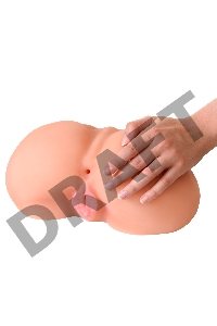 Мастурбатор реалистичный TOYFA Juicy Pussy Sophie с вибрацией , вагина и анус, TPR, 17 см