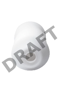 Нереалистичный мастурбатор TENGA 3D Pile, TPE, белый, 11,6 см