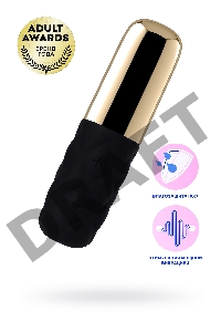 Вибромассажер Satisfyer Mini Lovely Honey , силикон, черный, 11,4 см.