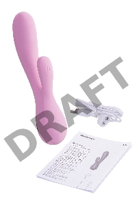 Нереалистичный вибратор Satisfyer Mono Flex, силикон, розовый, 20,4 см.