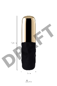 Вибромассажер Satisfyer Mini Lovely Honey , силикон, черный, 11,4 см.