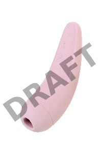 Вакуум-волновой бесконтактный стимулятор клитора Satisfyer Curvy 2+, силикон, розовый, 14,3 см.