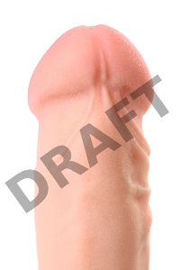 Реалистичный фаллоимитатор TOYFA RealStick Elite DILDO, TPR, телесный, 18,5 см