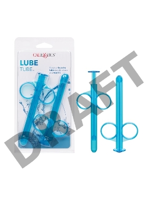 Набор из 2 голубых шприцев для введения лубриканта Lube Tube