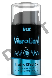 Жидкий интимный гель с эффектом вибрации Ice, 15мл