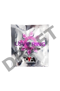 Эрекционное кольцо на пенис TOYFA, TPE, розовый