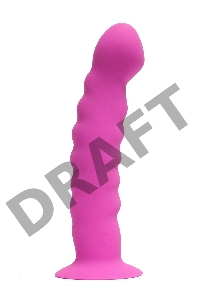 Фаллоимитатор анальный силиконовый  розовый, 15 см х 2.5 см 47531-MM