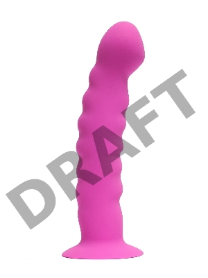 Фаллоимитатор анальный силиконовый  розовый, 15 см х 2.5 см 47531-MM