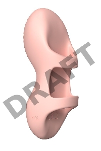 Вибрирующая насадка на палец Aliot, цвет персиковый (INFINITE)