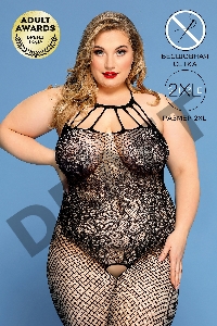 Костюм-сетка Candy Girl Hera, черный, 2XL