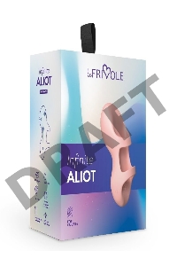 Вибрирующая насадка на палец Aliot, цвет персиковый (INFINITE)